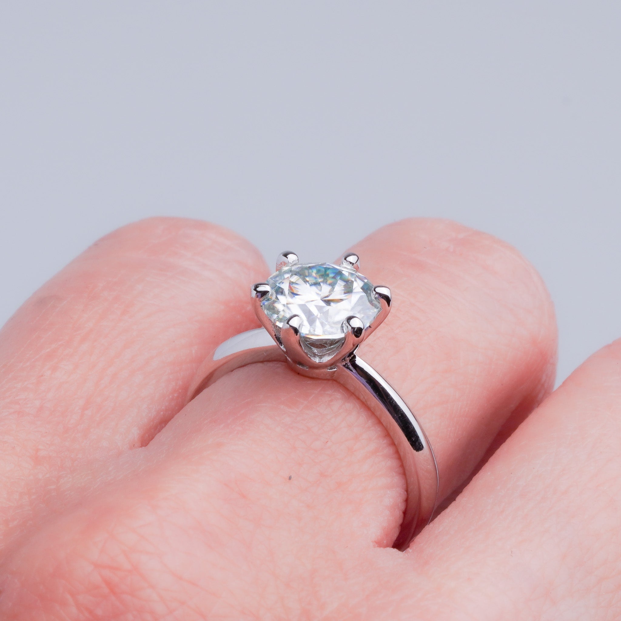 Round Solitaire Engagement Ring