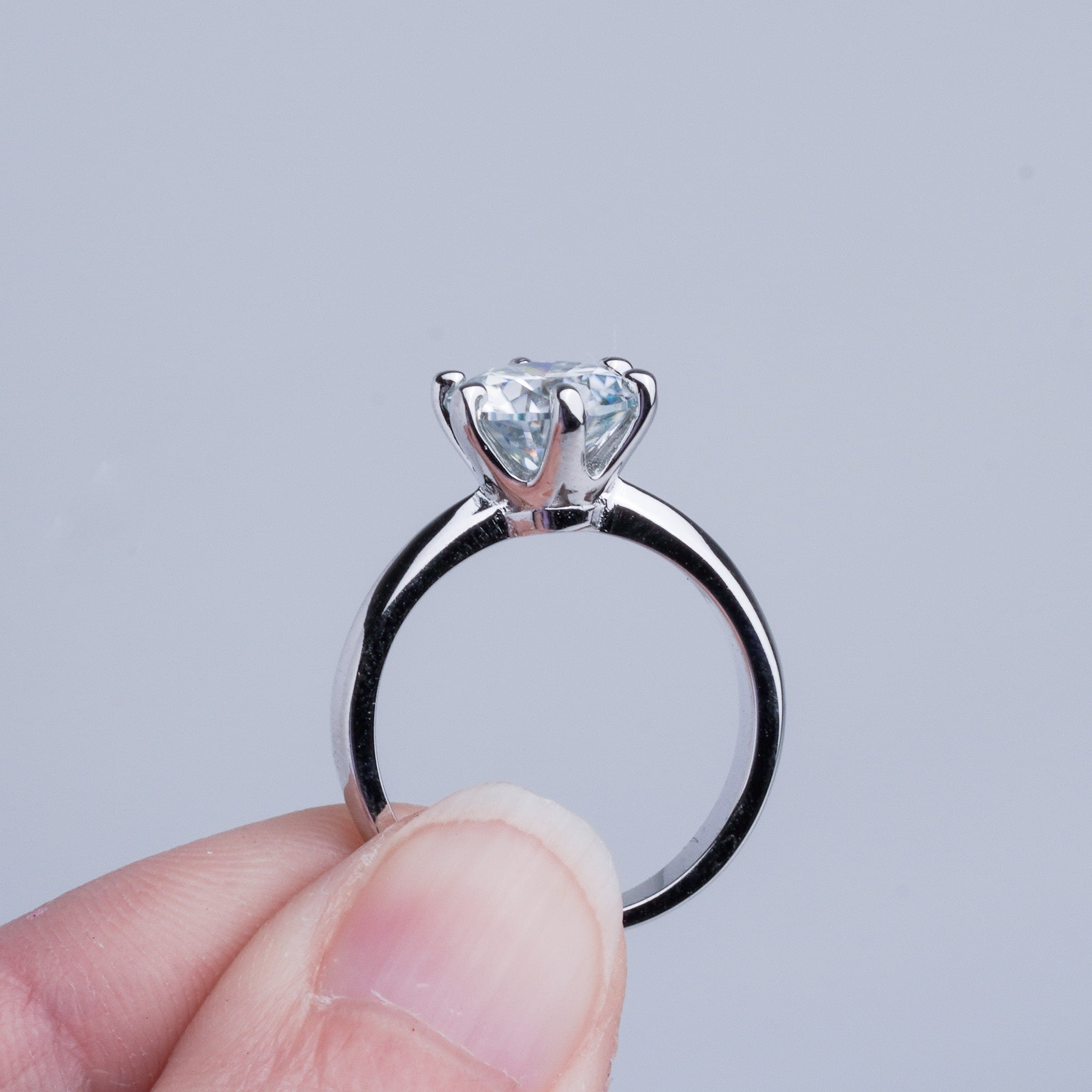 Round Solitaire Engagement Ring