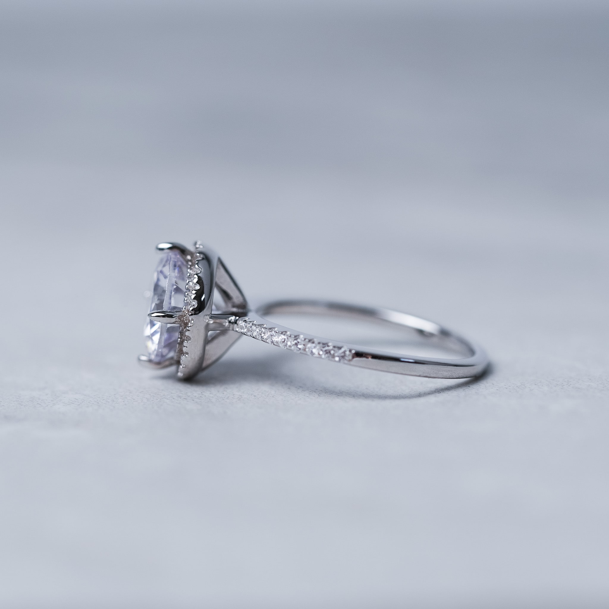 2 Carat Halo Engagement Ring