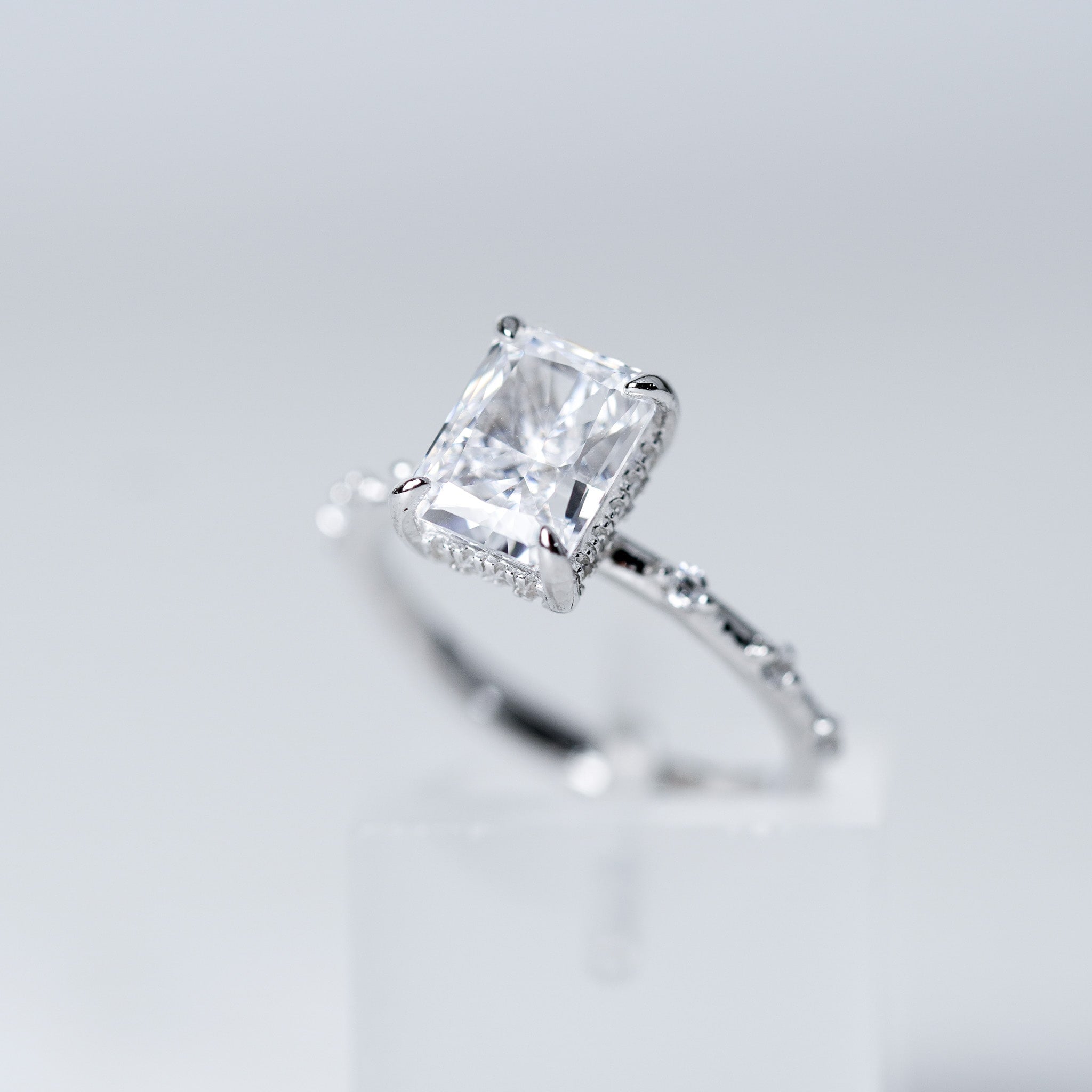 Radiant Rectangle Ring - 2 ct