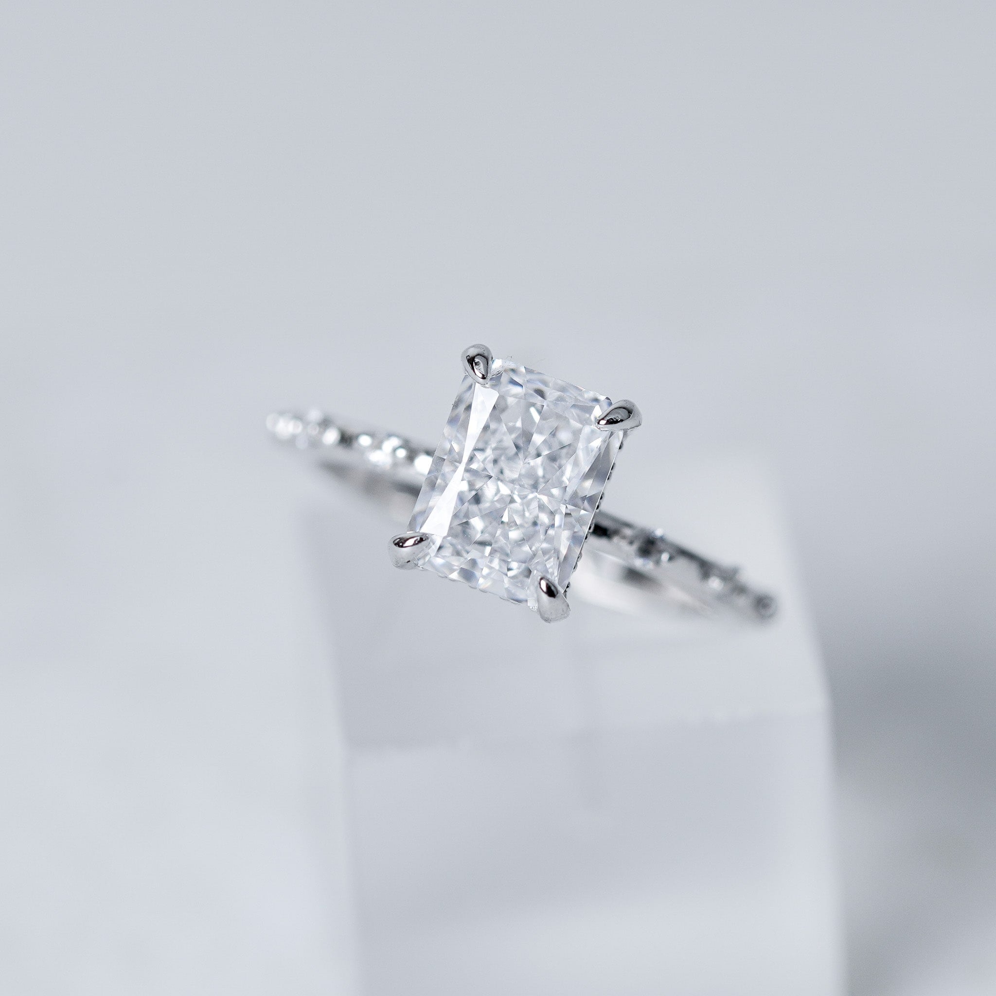 Radiant Rectangle Ring - 2 ct