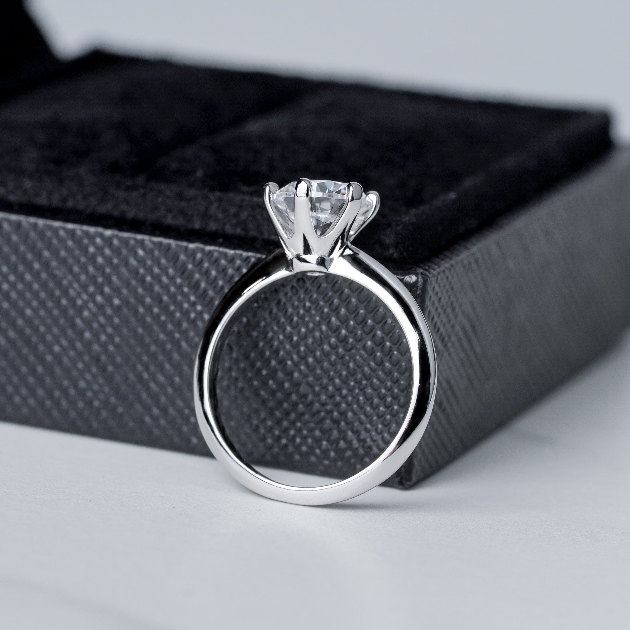 Round Solitaire Engagement Ring