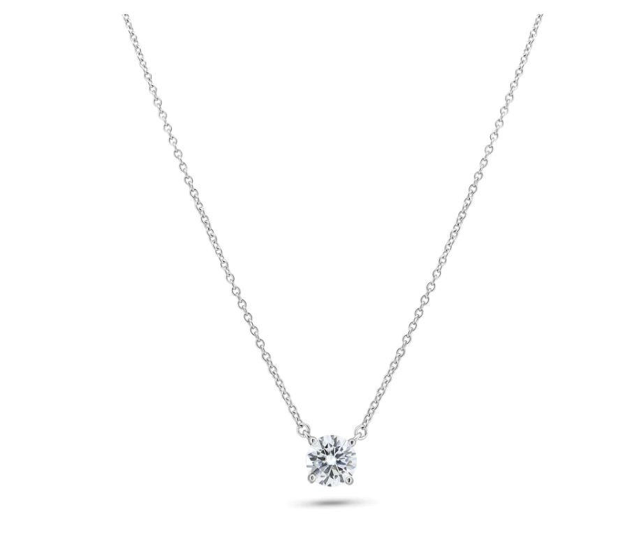 Moissanite Solitaire Necklace